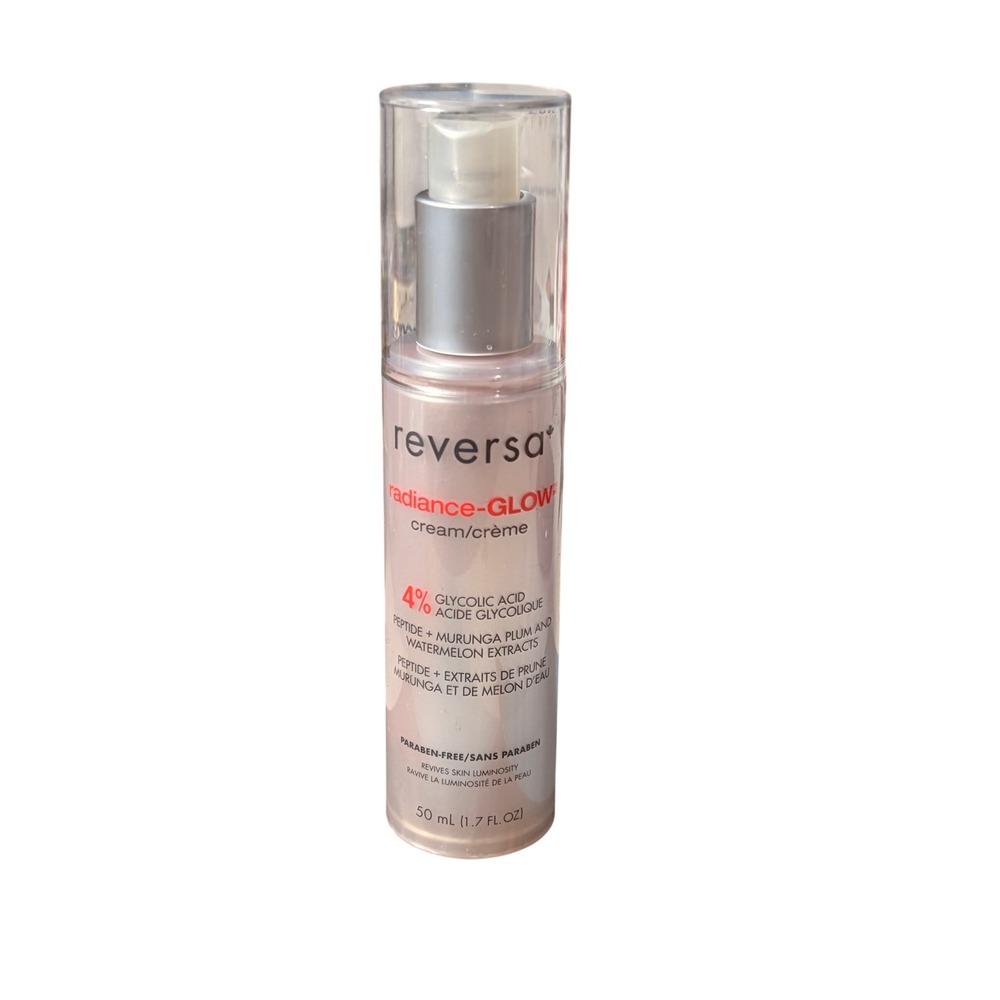 Reversa Radiance-GLOW Cream 4% Glycolic Acid Peptide Murunga Plum 50ml 1.7oz